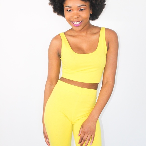 Yellow Two Piece Set - Picture 2 of 2
